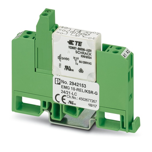 [E2D23] Phoenix Contact EMG Auxiliary Relay - 2942153