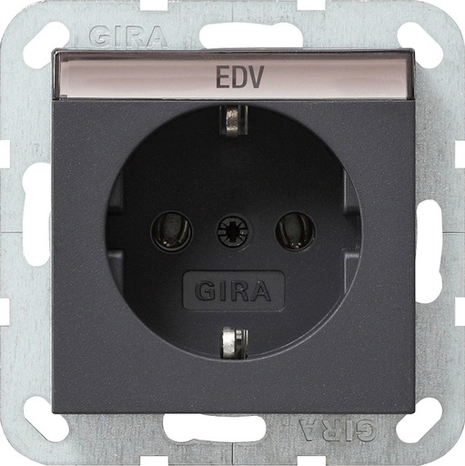 [E2EPU] Gira System 55 Wall Socket Outlet (WCD Switchgear) - 045728