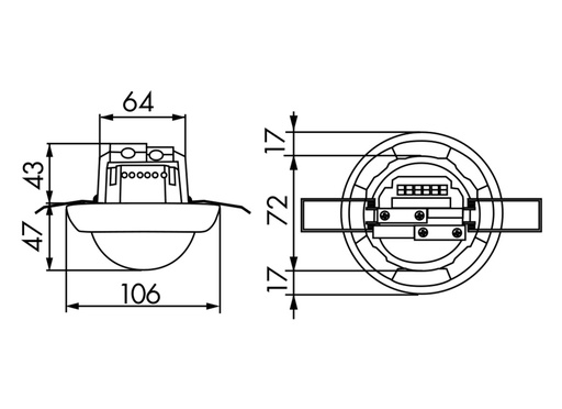 [E2ER2] BEG Luxomat Motion Switch (Complete) - 92274