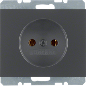 [E2FHA] Hager Berker K.1/K.5 Wall Outlet (WCD Switchgear) (European Socket) - 6167157006