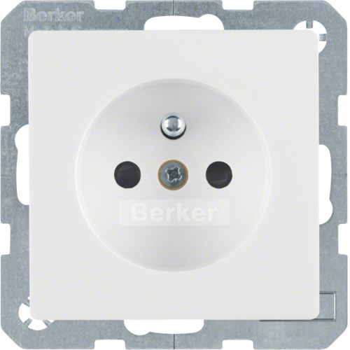 [E2FH2] Hager Berker Q.1/Q.3 Toma De Pared (Aparamenta WCD) (Enchufe Europeo) - 6765766089