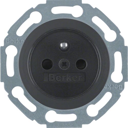 [E2FGV] Hager Berker Wandstopcontact 1930/glas (WCD schakelmateriaal) (Europese Stekkerdoos) - 67687901