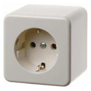 [E2FHP] Hager Berker Wall-Mounted Socket Outlet (WCD Switchgear) - 470040