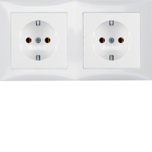 [E2FK7] Hager Berker S.1/B.3/B.7 Wall Outlet (WCD Switchgear) - 47208989