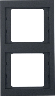 [E2FMB] Hager Berker K.1 Cover Frame Switchgear - 13237006