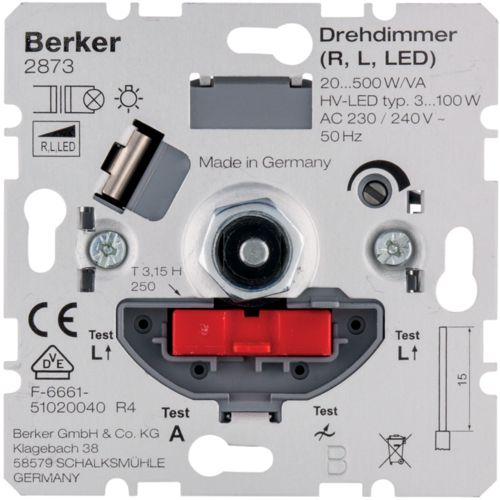 [E2FNC] Hager Berker Dimmer - 2873