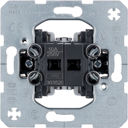 [E2FNQ] Interruptor de persiana veneciana Hager Berker - 303520