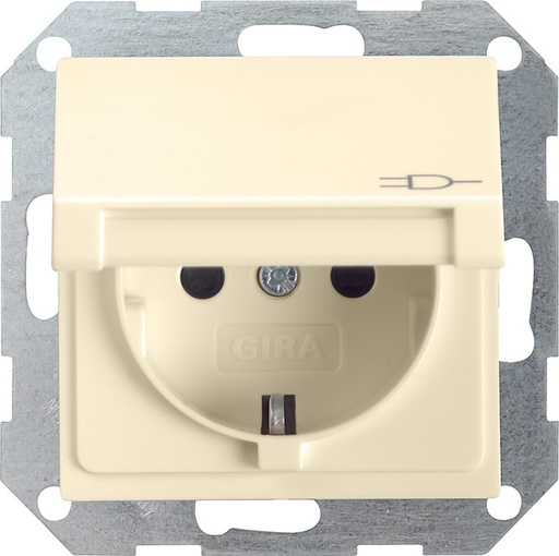 [E2FV5] Gira System 55 Wall Socket Outlet (WCD Switchgear) - 045401