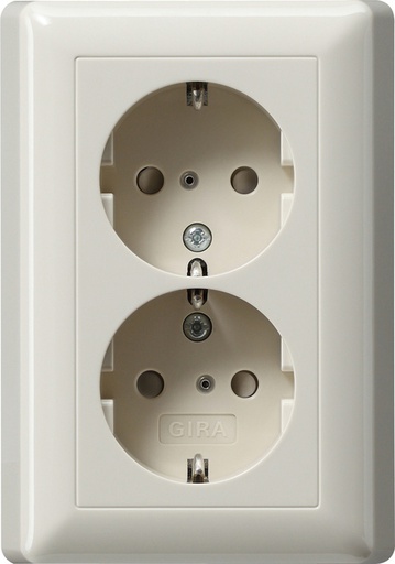 [E2FX4] Gira System 55 Wall Socket Outlet (WCD Switchgear) - 078301