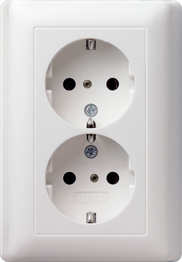 [E2FX5] Gira System 55 Wall Socket Outlet (WCD Switchgear) - 078303