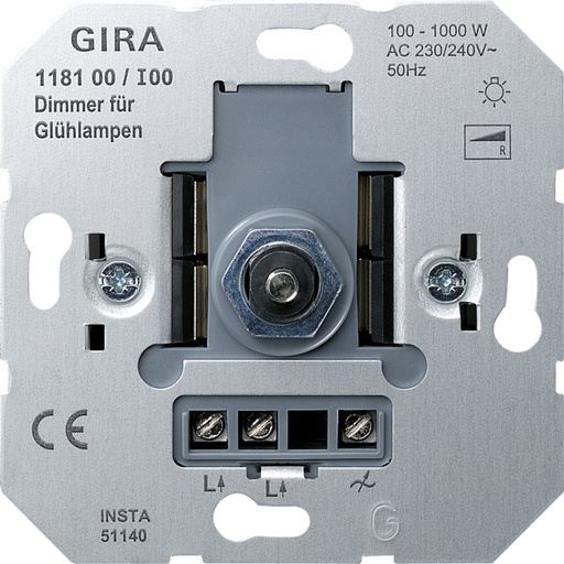 [E2G6E] Gira Basic Unit Dimmer - 118100
