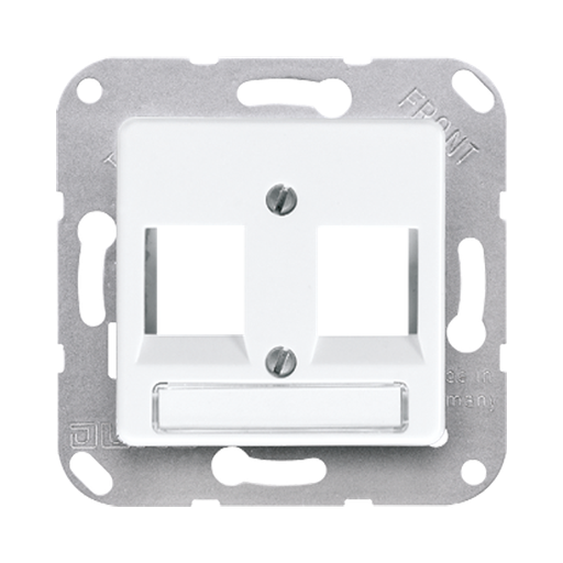 [E2GJH] Jung 50x50mm Insert Plate Switchgear - 169-2NWEWW