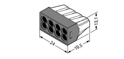 [E2HZ4] Conector De Cable Wago 773 - 773-108 [50 Piezas]