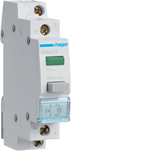 [E2KCF] Hager Signaalmodules & Drukknoppen Modulaire Drukknop - SVN413