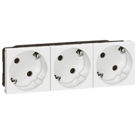[E2KX4] Legrand Mosaic Toma De Pared (Aparamenta WCD) (Enchufe Europeo) - 077253