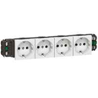[E2KX9] Legrand Mosaic Toma De Pared (Aparamenta WCD) (Enchufe Europeo) - 077404
