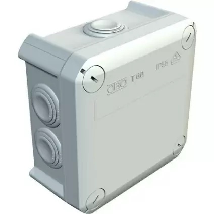 [E2M9R] OBO T-Box Boîte De Montage En Surface Mur/Plafond - 2007061