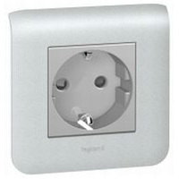 [E2NMT] Legrand Mosaic Toma De Pared (Aparamenta WCD) (Enchufe Europeo) - 079213