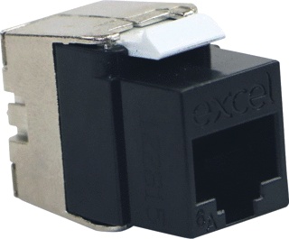 [E2PXX] Conector Modular De Perfil Bajo Excel - 100-182-BK