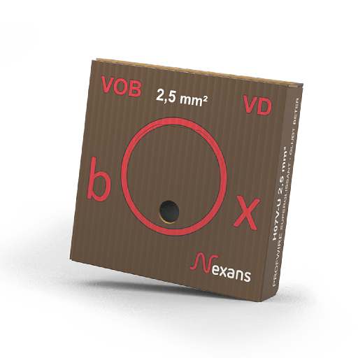 [E2Q66] Nexans H07V-U profilierter Installationsdraht - 10533332 [100 Meter]