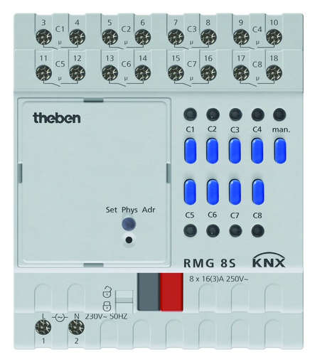 [E2QJS] Theben RMG Bus Switching Actuator - 4930220