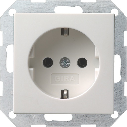 [E2QX3] Gira System 55 Wall Socket Outlet (WCD Switchgear) - 281003