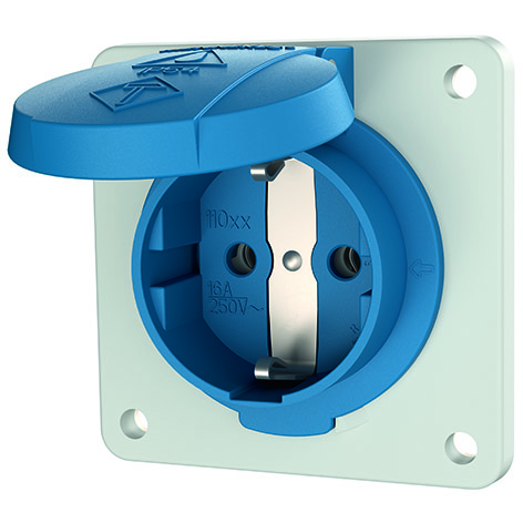 [E2RPX] Mennekes Toma De Pared Schuko Modular (Enchufe Europeo) - 11031F