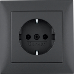 [E2RY6] Hager Berker S.1/B.3/B.7 Wall Outlet (WCD Switchgear) - 47429949