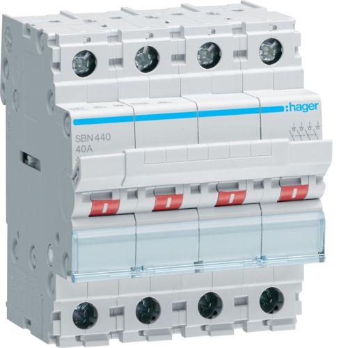 [E2SH4] Hager SBN Interruptor Empotrable Modular - SBN440