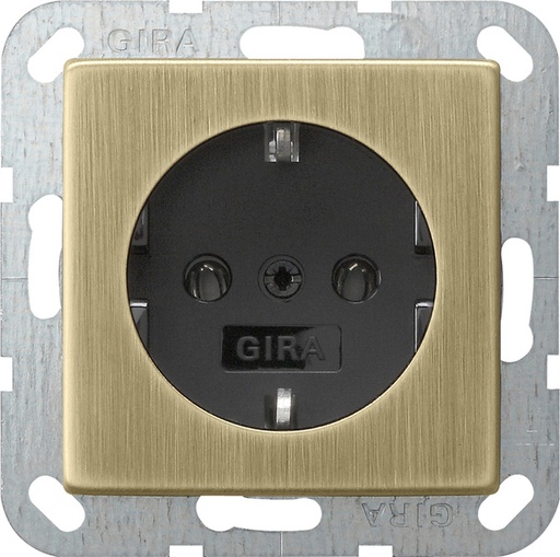 [E2SN6] Gira System 55 Wall Socket Outlet (WCD Switchgear) - 0466603