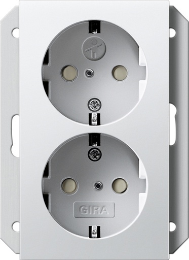 [E2SS3] Gira System 55 Wall Socket Outlet (WCD Switchgear) - 273127