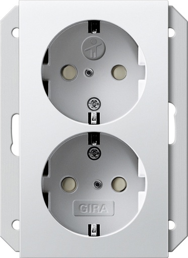 [E2SS4] Gira System 55 Wall Socket Outlet (WCD Switchgear) - 273527