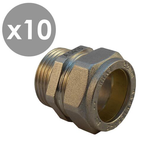 [CFM22100-10] G1''x22mm Compression Fitting WRAS [10 pieces]