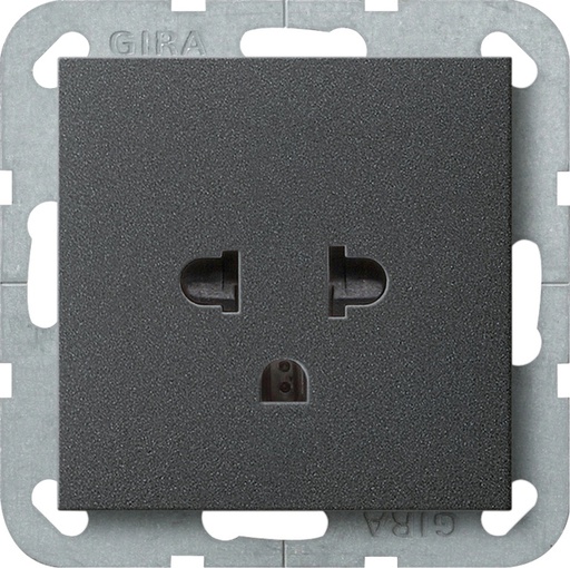 [E2SS9] Gira System 55 Wall Socket Outlet (WCD Switchgear) - 284028