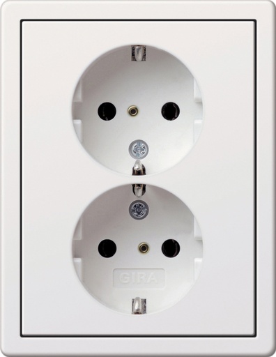 [E2TCG] Gira F100 Wall Socket Outlet (WCD Switchgear) - 0780112