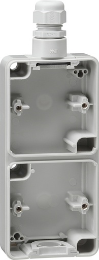 [E2TZK] Gira Splash-Protected Surface-Mounted Switchgear - 007235