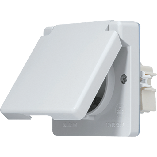 [E2U6F] Caja De Enchufes De Pared WG600 De Jung (aparamenta WCD) (Enchufe Europeo) - 620N