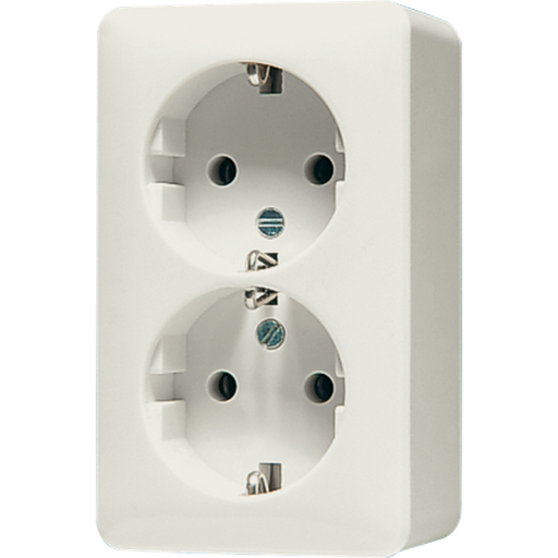 [E2U88] Jung AP600 Wall Outlet Box (WCD Switchgear) (European Socket) - 6020KIA