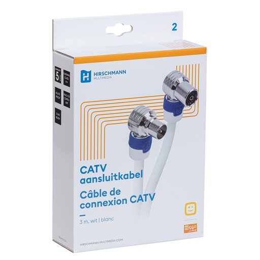 [E2UCV] Hirschmann Multimedia Patch Cable Coax - 695020510