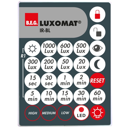 [E2UUJ] BEG Luxomat Accessoires Détecteur de Mouvement - 93055