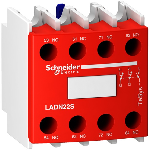 [E2V4K] Schneider Electric Bloc De Contacts Auxiliaires - LADN22S