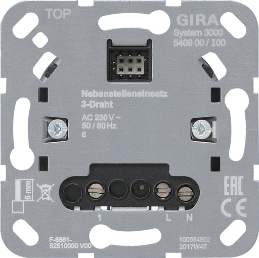 [E2VSZ] Gira System 3000 Electronic Switch (Complete) - 540900