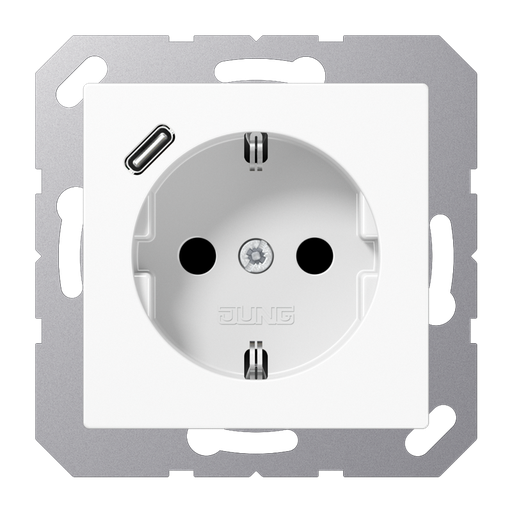[E2VU5] Jung Wandcontactdoos (WCD schakelmateriaal) - A1520-18CWW