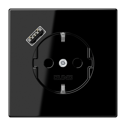 [E2VUC] Caja De Enchufes De Pared Jung (interruptor WCD) (Enchufe Europeo) - LS1520-18ASW