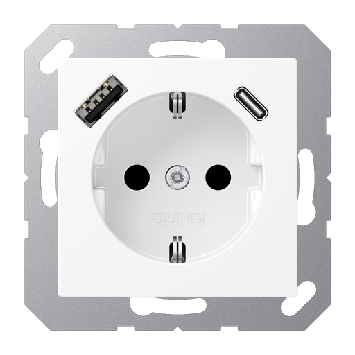 [E2VWU] Jung A RANGE Wall Outlet (WCD Switchgear) - A1520-15CAWWM