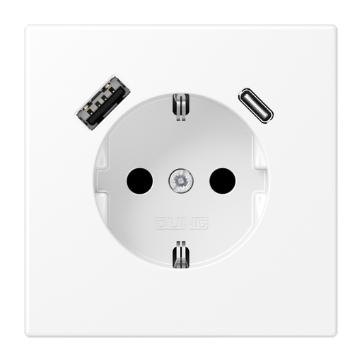 [E2VX5] Toma De Pared LS RANGE De Jung (aparellaje WCD) (Enchufe Europeo) - LS1520-15CAWWM