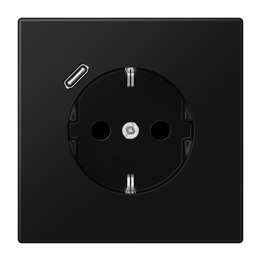[E2VX7] Jung LS RANGE Wall Outlet (WCD Switchgear) (European Socket) - LS1520-18CSWM