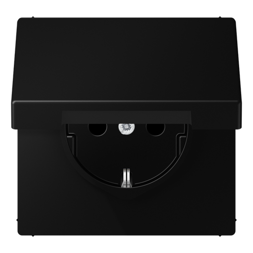 [E2VX8] Jung LS RANGE Wall Outlet (WCD Switchgear) (European Socket) - LS1520NBFKLSWM