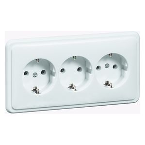 [E2WM9] Honeywell Peha Standard Wall Outlet (WCD Switchgear) (European Socket) - 00496211