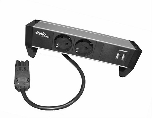 [E2XUS] Ratio Electric Desk Connection Unit - PDS6210B